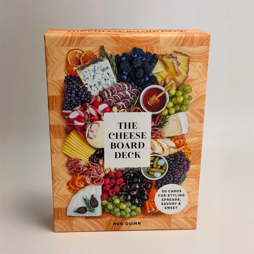 The Cheese Board Deck by Meg Quinn 50 Charcuterie Recipe Cards New